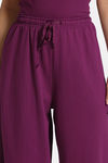 Rosaline Loungewear Pants - Plum Caspia — thumbnail 6